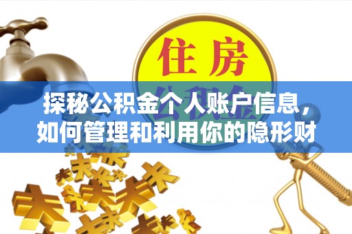 溧水探秘公积金个人账户信息，如何管理和利用你的隐形财富