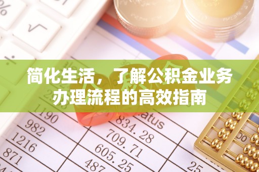 溧水简化生活，了解公积金业务办理流程的高效指南