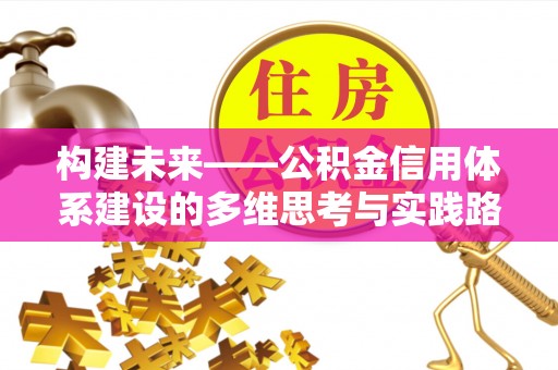 溧水构建未来——公积金信用体系建设的多维思考与实践路径