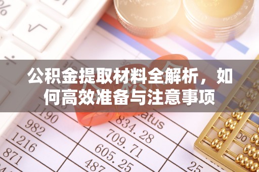 溧水公积金提取材料全解析，如何高效准备与注意事项